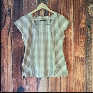 Arcteryx Plaid Short Sleeve Tee Shirt Size Med